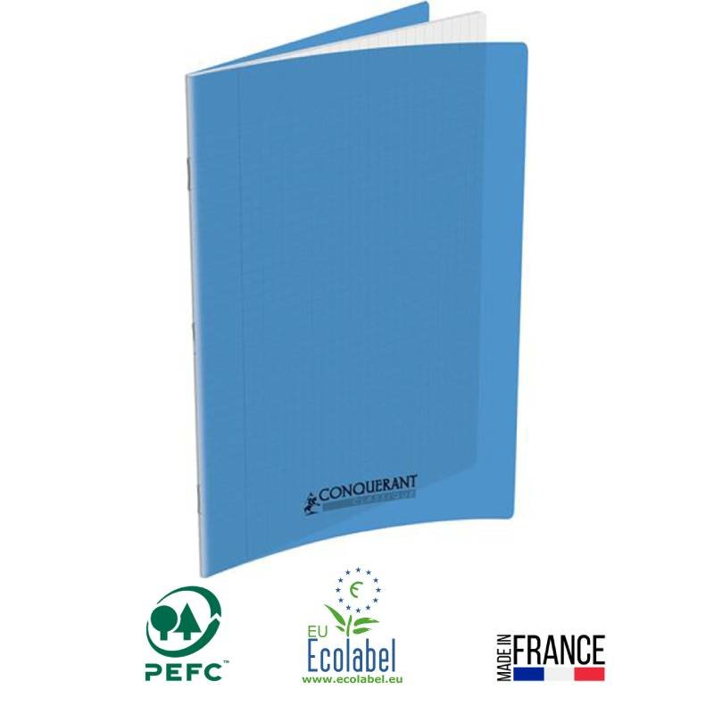 Cahier Piqûre CONQUERANT 140 Pages 90 Gr 24 x 32 cm - Bleu 1 cahier piqure conquerant pages seyes gr x cm bleu