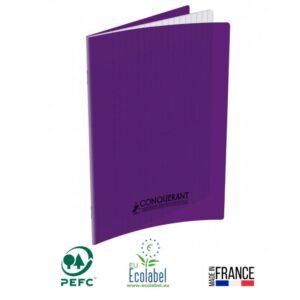 cahier piqure conquerant pages seyes gr x cm violet
