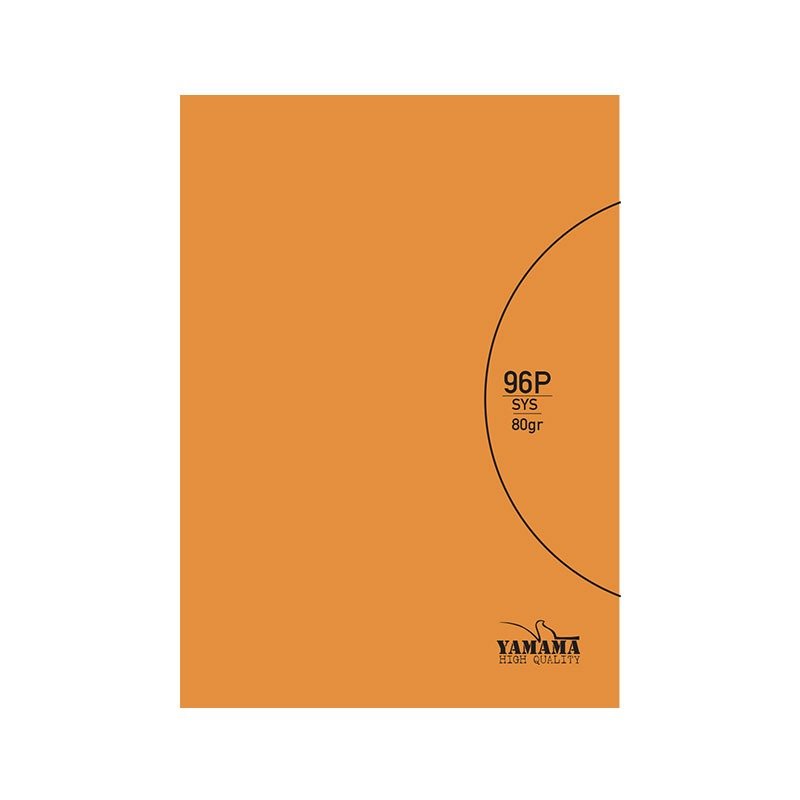 Cahier Piquée YAMAMA 96 Pages UNI SYS BMV 17x22cm 80Gr- Orange 1 cahier piqure yamama pages uni bmv x cm gr orange