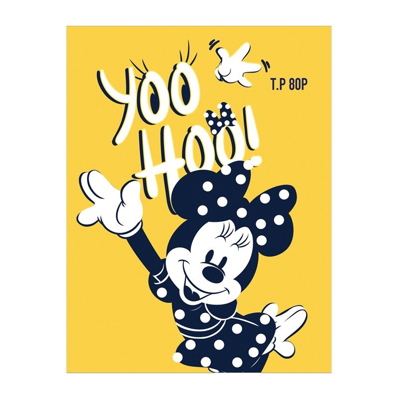 Cahier TP Piqué YAMAMA Disney PM 80 Pages 80Gr 17 x 22 cm 6 cahier tp pique yamama disney pm pages gr x cm