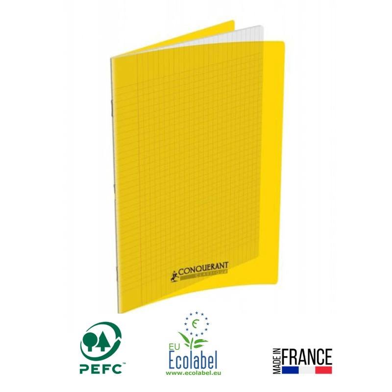 cahier piq re conquerant pages gr sey s x cm jaune