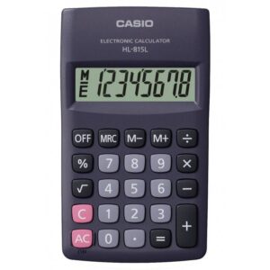 calculatrice casio simple chiffres pile normale noir