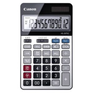 calculatrice de bureau canon hs tsc dbl gris a