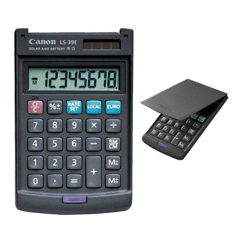 CALCULATRICE DE BUREAU CANON LS-39E-DBL - Gris foncé 2 calculatrice de bureau canon ls e dbl gris fonce