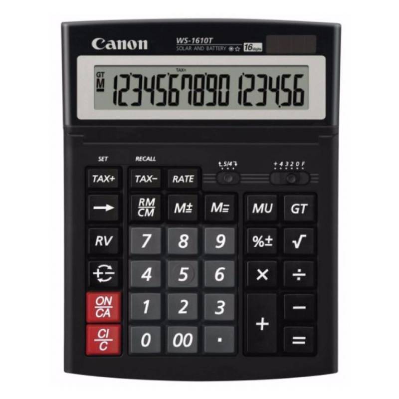 Calculatrice de bureau Canon ws-1610t-hb - Noir 1 calculatrice de bureau canon ws t hb noir