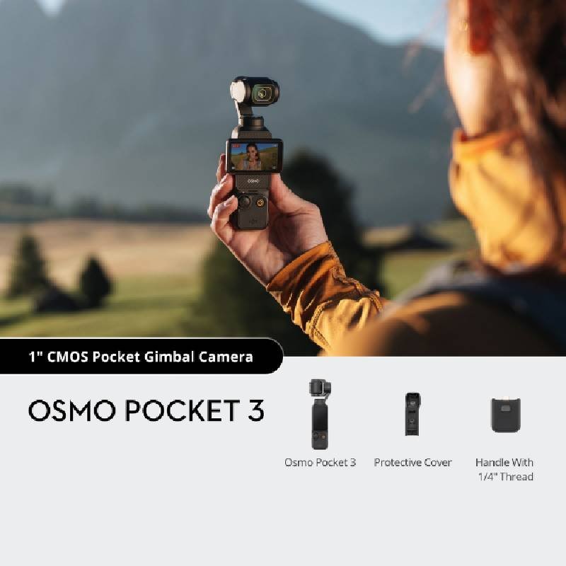 Caméra d’Action DJI Osmo Pocket 3 avec Gimbal 3 Axes - Noir 6 camera d action dji osmo pocket avec gimbal axes noir j