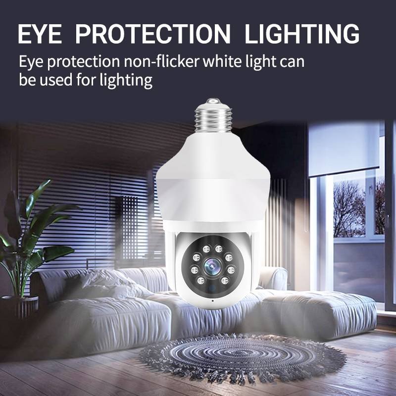 Caméra de Surveillance Intérieure D211 Ampoule 3MP SMART E27 5 camera de surveillance interieure d ampoule mp smart e n