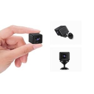 camera de surveillance mini cam smart hd wi fi noir j