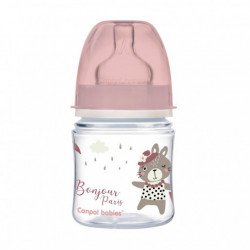 CANPOL BABIES BIBERON ANTICOLIQUE COL LARGE BONJOUR PARIS 120ML PP 35/231 2 canpol babies biberon anticolique col large bonjour paris ml pp