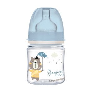 CANPOL BABIES BIBERON ANTICOLIQUE COL LARGE BONJOUR PARIS 120ML PP 35/231 3 canpol babies biberon anticolique col large bonjour paris ml pp