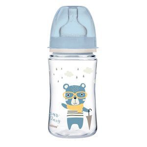 CANPOL BABIES BIBERON ANTICOLIQUE COL LARGE BONJOUR PARIS 240ML PP 35/232 3 canpol babies biberon anticolique col large bonjour paris ml pp