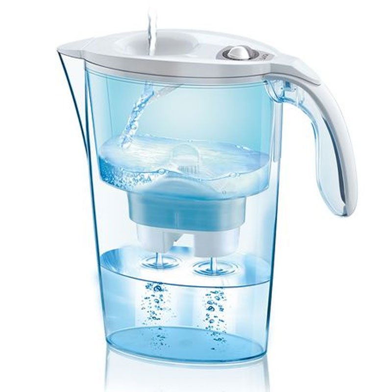 Thermos Filtrante A Eau LAICA Stream 2.3L - Blanc (J31-CC) 1 carafe laica l blanc
