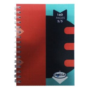 carnet piqu e omega p avec couverture polypropyl ne