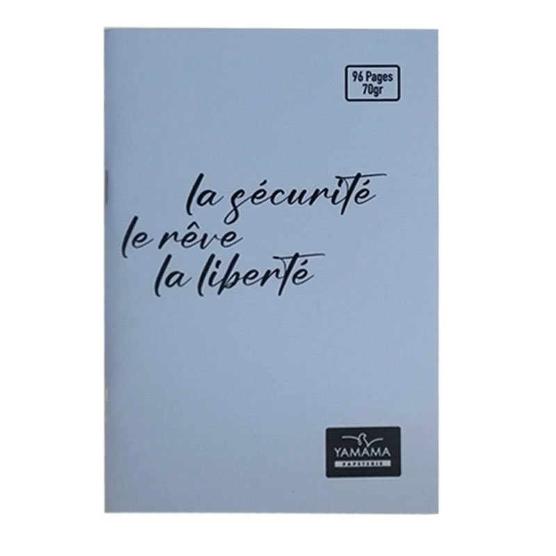 Carnet Piquée YAMAMA 96 Pages 5/5 70gr Avec Couverture plastique Pastel 3 carnet piquee yamama pages gr avec couverture plastique pastel