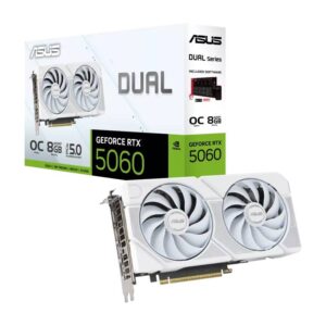 carte graphique asus dual geforce rtx oc edition go gddr blanc