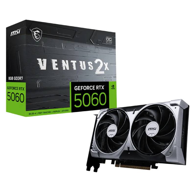 Carte Graphique MSI GeForce RTX 5060 8Go Ventus 2X OC 1 carte graphique msi geforce rtx go ventus x oc