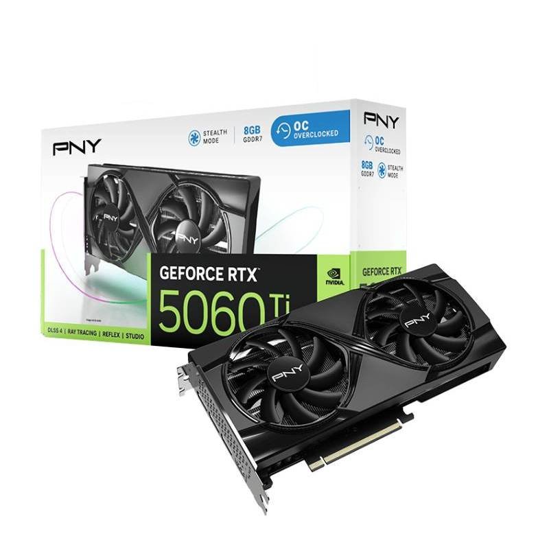 Carte Graphique PNY GeForce RTX 5060TI 8Go OC Dual Fan 1 carte graphique pny geforce rtx ti go oc dual fan a