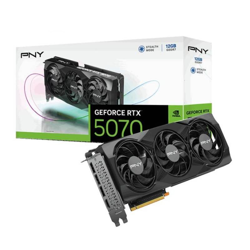 Carte Graphique PNY GeForce RTX 5070 12Go Triple Fan 1 carte graphique pny geforce rtx go triple fan a