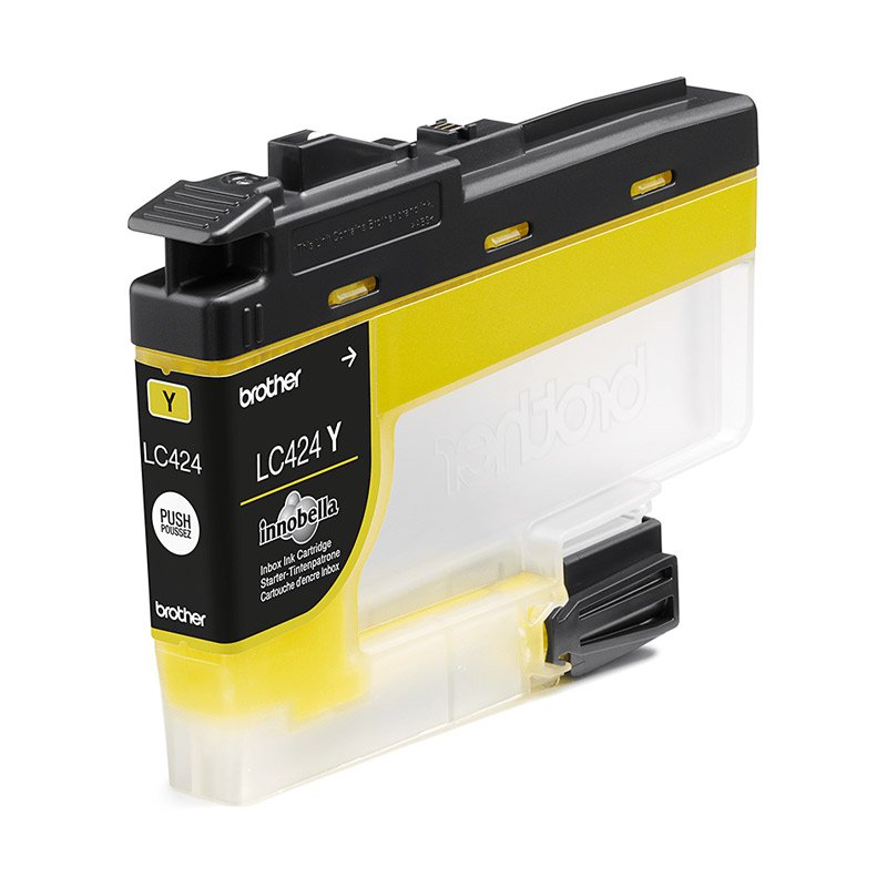 Cartouche d'Encre Adaptable BROTHER LC424YA Yellow 1 cartouche d encre adaptable brother yellow lcya