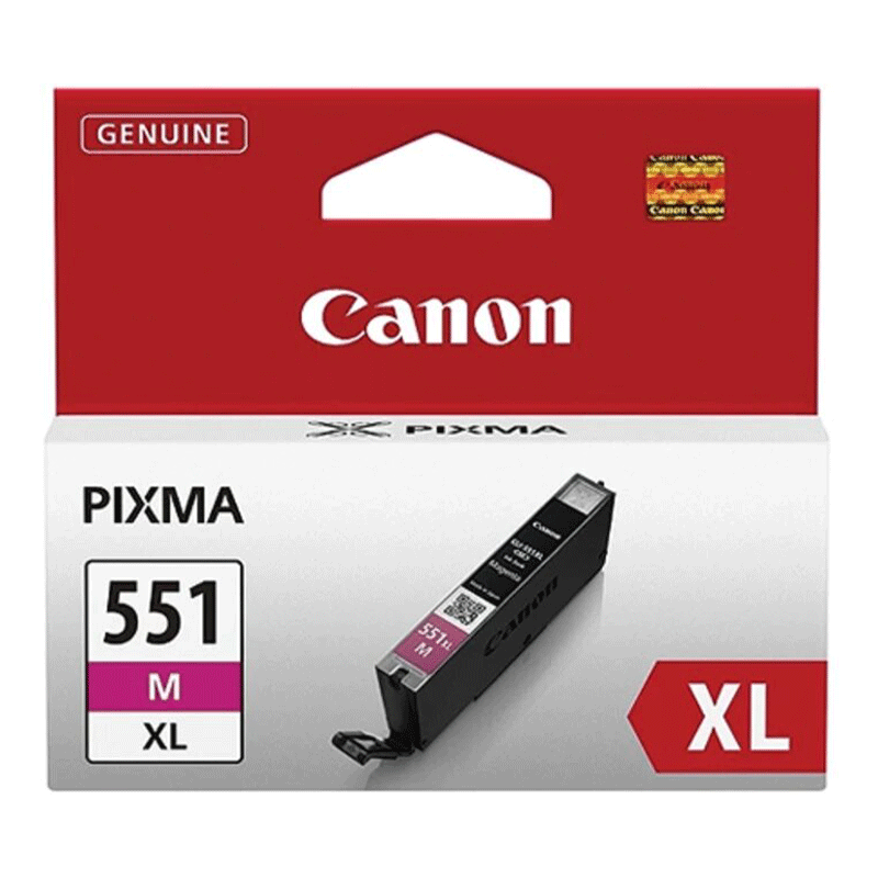 Cartouche d'encre originale Canon à haute capacité CLI-551XLM - Magenta 1 cartouche d encre originale canon a haute capacite cli xlm magenta
