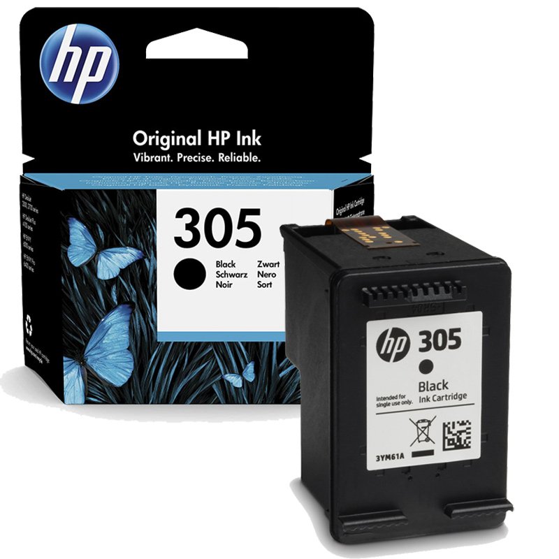 Cartouche Original Jet D'encre HP 305 Noir 1 cartouche d encre hp authentique noir