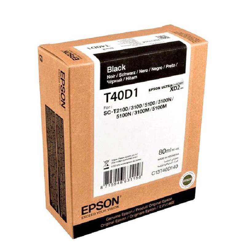 Cartouche Jet D'encre Original EPSON T40D140 - Noir 1 cartouche jet d encre original epson td noir