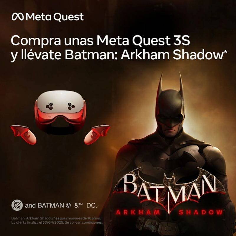 Casque De Réalité Virtuelle OCULUS QUEST 3S 256 Go Batman 4 casque de realite virtuelle oculus quest s go batman d