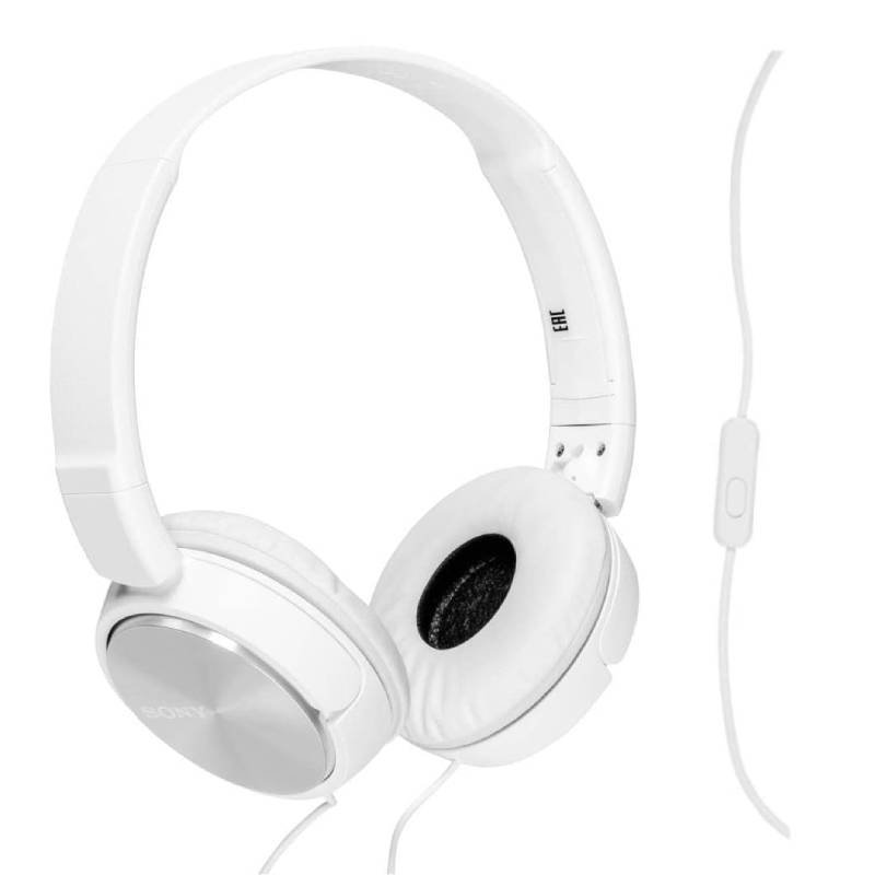Casque Filaire Sony MDR-ZX310 Pliable - Blanc 2 casque filaire sony mdr zx pliable blanc