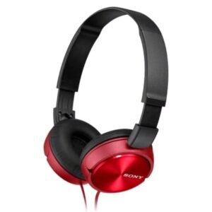 casque filaire sony mdr zx pliable rouge