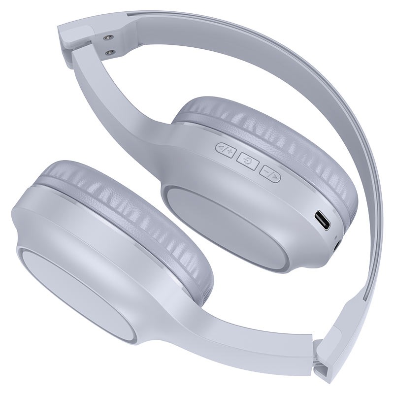 Casque Sans Fil HOCO W46 Charm - Bleu 2 casque sans fil hoco w charm bleu