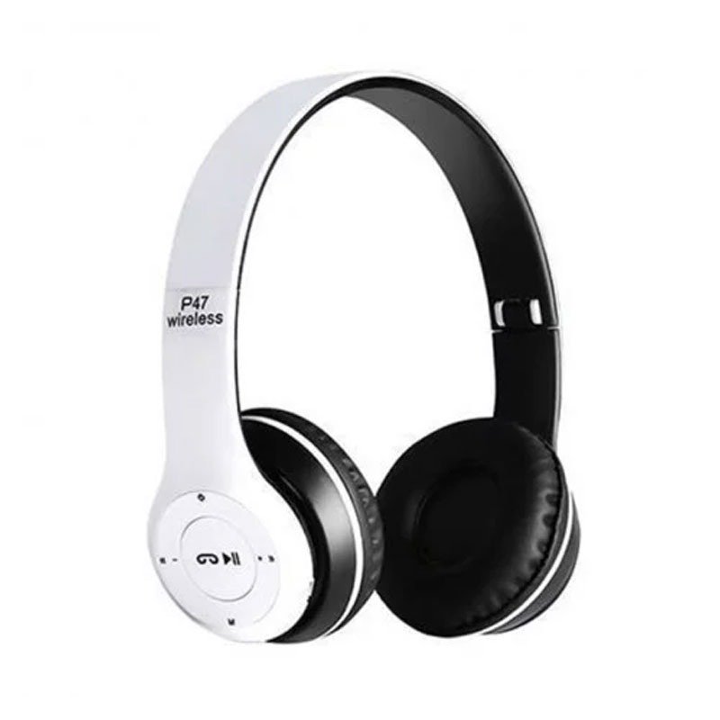 Casque Stéréo Sans Fil OAKORN P47 Bluetooth - Blanc 3 casque stereo sans fil oakorn p bluetooth blanc b
