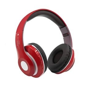 casque stereo sans fil pliable st bluetooth rouge u
