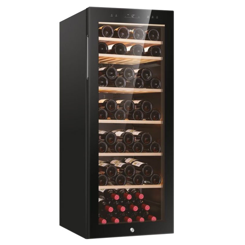 Cave à Vin 84 Bouteilles HAIER HWS84GA + Machine à Glace 2 cave vin bouteilles haier hwsga noir