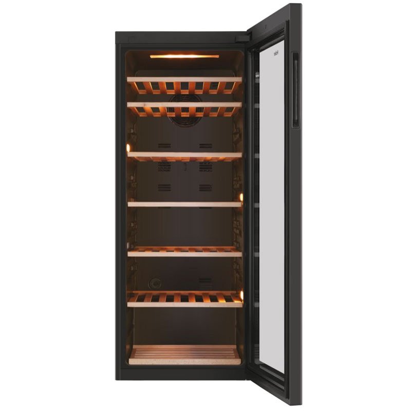 Cave à Vin 84 Bouteilles HAIER HWS84GA + Machine à Glace 4 cave vin bouteilles haier hwsga noir