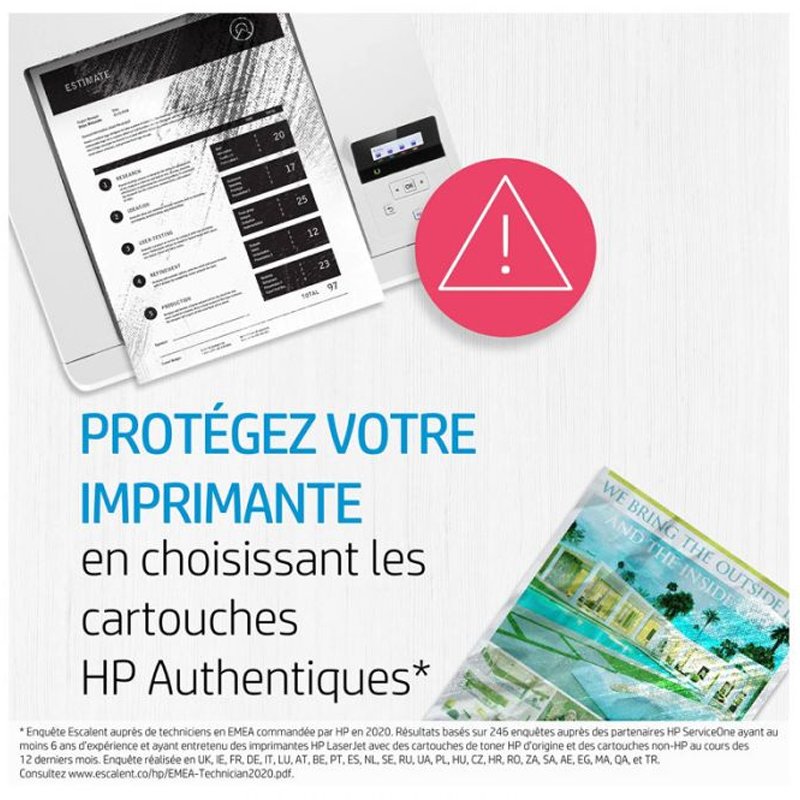 Toner Original HP LaserJet 56X Noir (CF256X) 3 cfx