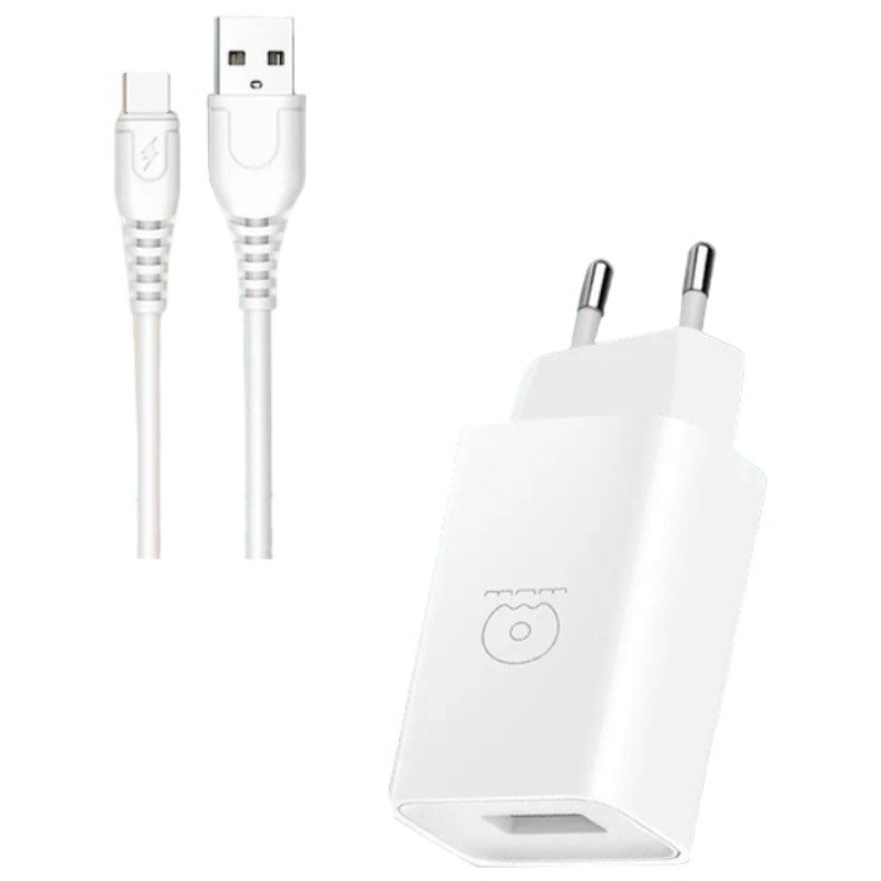 Chargeur WUW T47 2.1A Type C - Blanc 1 cgargeur type c