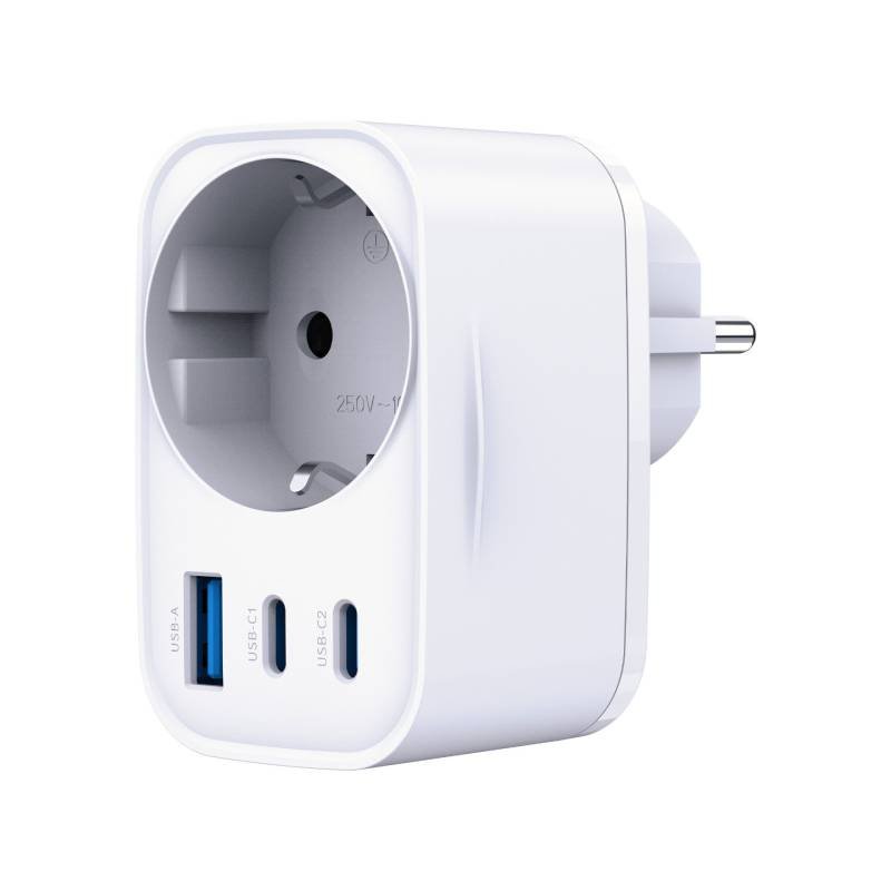 Chargeur 3MK PD 30W Avec USB-A/USB-C - Blanc 3 chargeur mk pd w avec usb a usb c blanc