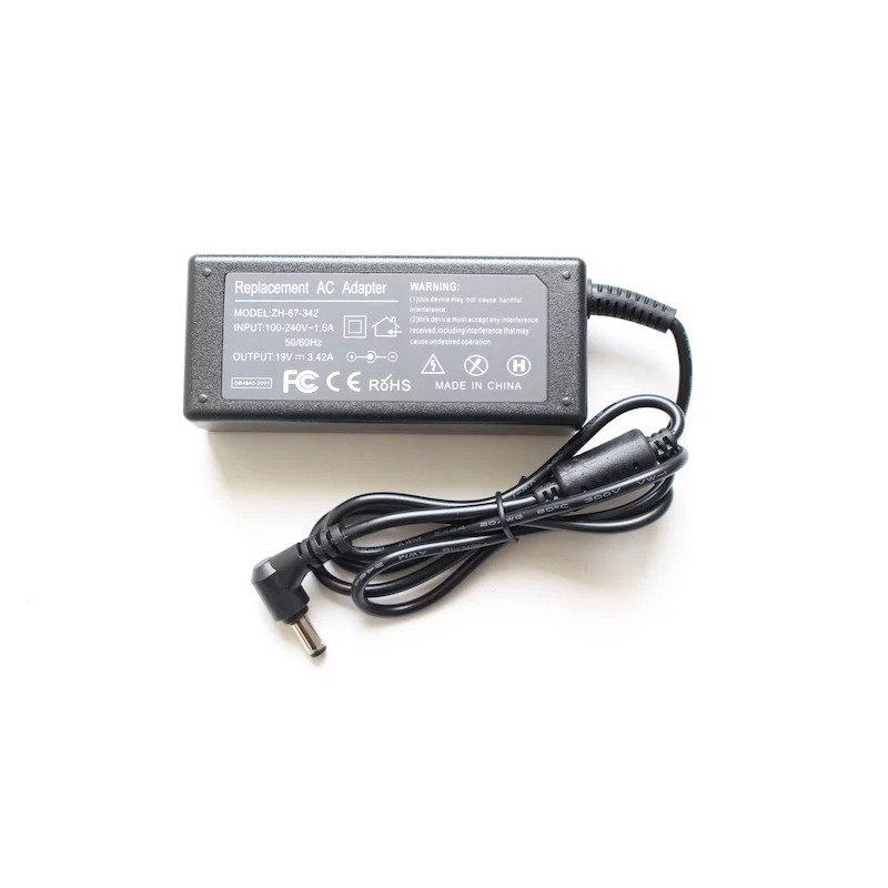 Chargeur Adaptable Pour PC Portable ASUS 19V-3.42A 1 chargeur adaptable pour pc portable asus v a jj