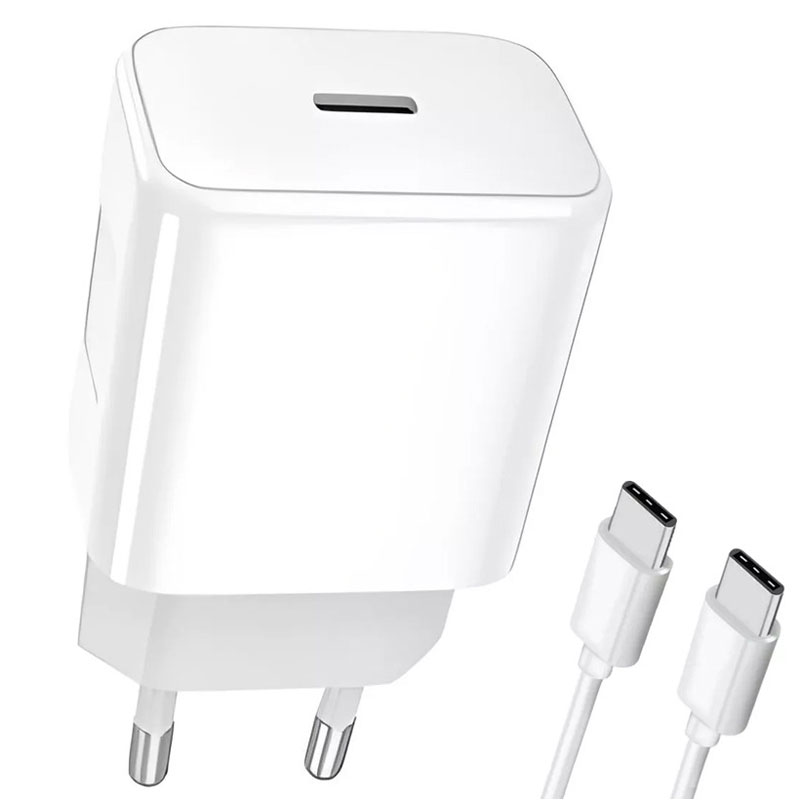 Chargeur INFINIX XC06 30W Type-C - Blanc 1 chargeur infinix xc w type c blanc