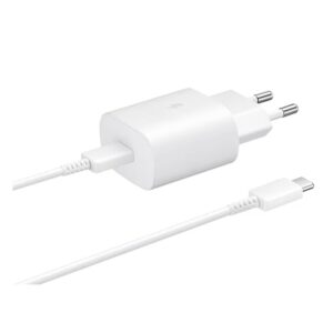 chargeur samsung ep tax pd w blanc