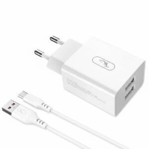 chargeur sky dolphin scv a double ports usb cable type c q