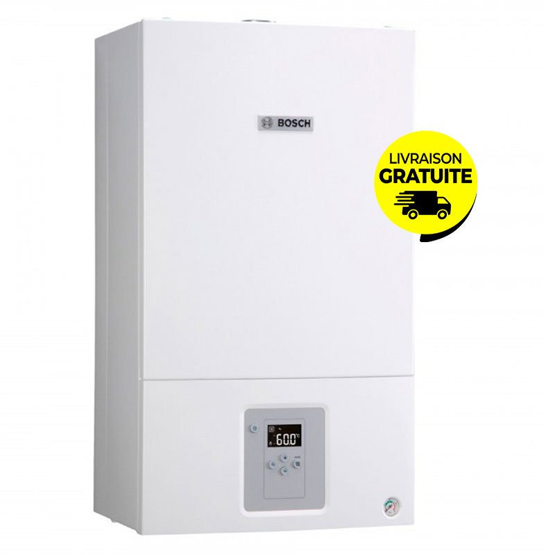 Chaudière BOSCH Mixte Avec Ventouse 28KW - Blanc (WBN6000) 1 chaudi re bosch mixte avec ventouse kw blanc wbn
