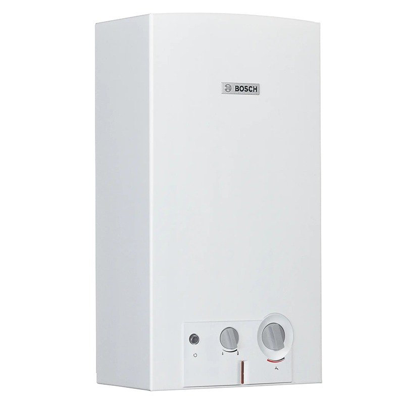 Chauffe Bain BOSCH 11 Litres Gaz Naturel A Pile - Blanc 2 chauffe bain bosch litres gaz naturel a pile blanc r
