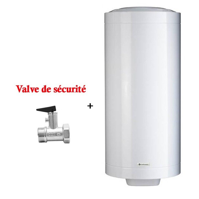 Chauffe Eau Électrique CHAFFOTEAUX 300 Litres + Valve de sécurité 1 chauffe eau electrique chaffoteaux litres g