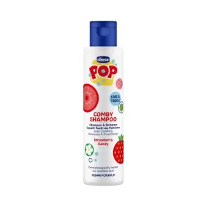 CHICCO POP COMBY SHAMPOO CANDY FRAISE 250ML 3 chicco pop comby shampoo candy fraise ml