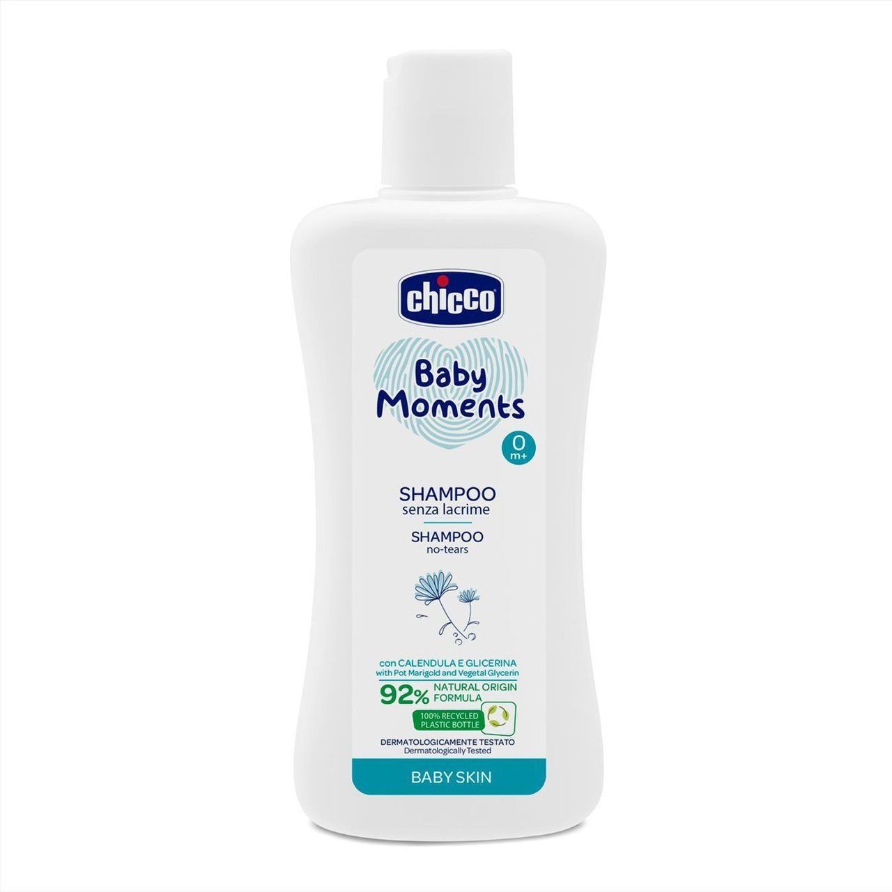 CHICCO SHAMPOOING BABY MOMENTS 200ML 1 chicco shampooing baby moments ml