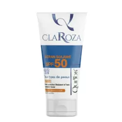 CLAROZA ECRAN SOLAIRE TEINTE SPF50+ 50ML 4 claroza ecran solaire teinte spf ml