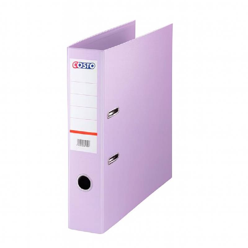 Classeur A Levier COSTO PP/PP D75 Violet Pastel 1 classeur a levier costo pp pp d violet pastel