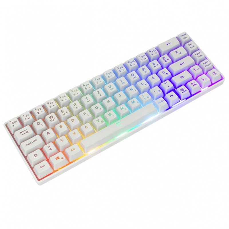Clavier Filaire Gamer WHITE SHARK RONIN GK-2201 – Blanc 2 clavier filaire gamer white shark ronin gk blanc w