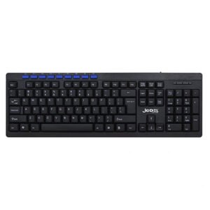 clavier filaire jedel k multimedia noir